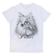 Giller Kadın T-shirt Köpek Pomer