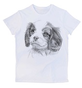 Giller Kadın T-shirt Köpek Charles